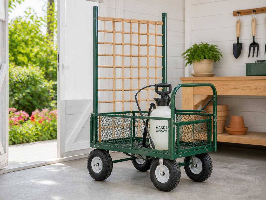 Four-Wheel Garden Cart